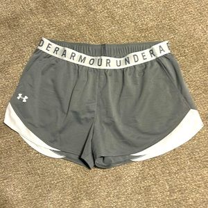 Gray shorts by Under Armour, Women’s XL